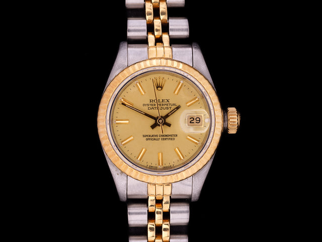 Rolex Datejust Lady 26 Bicolor Papiere 1986