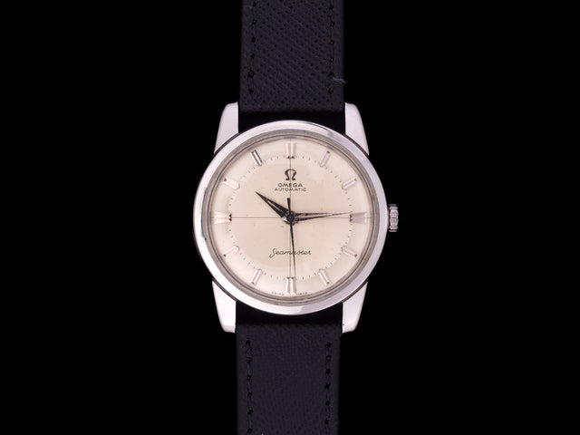 Omega Seamaster Pie Pan Silber 1960s