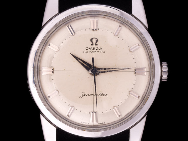 Omega Seamaster Pie Pan Silber 1960s