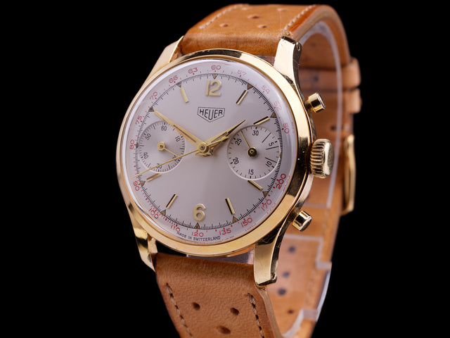 Heuer Pre Carrera Vergoldet 405T 1961