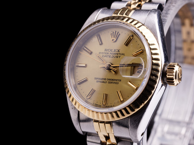 Rolex Datejust Lady 26 Bicolor Papiere 1986