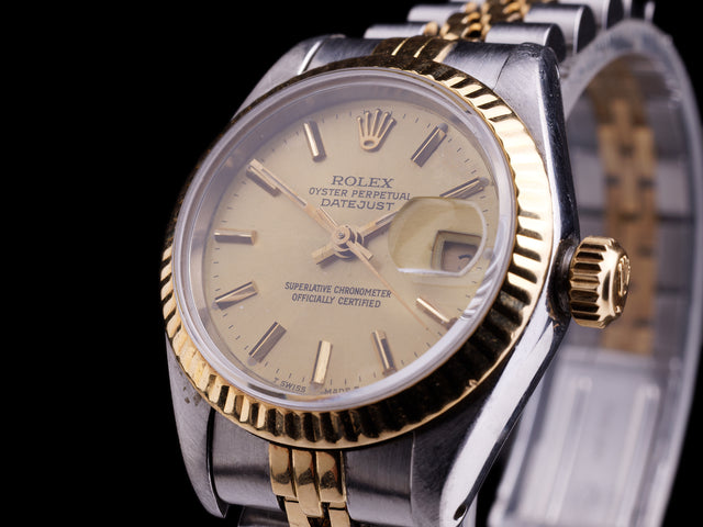 Rolex Datejust Lady 26 Bicolor Papiere 1986