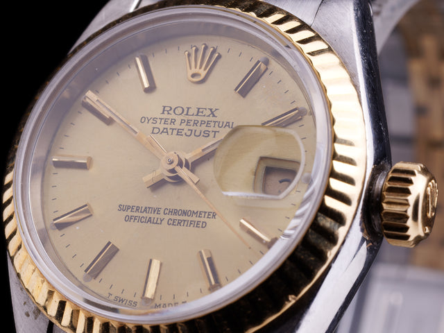 Rolex Datejust Lady 26 Bicolor Papiere 1986