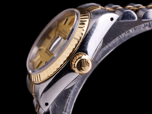 Rolex Datejust Lady 26 Bicolor Papiere 1986