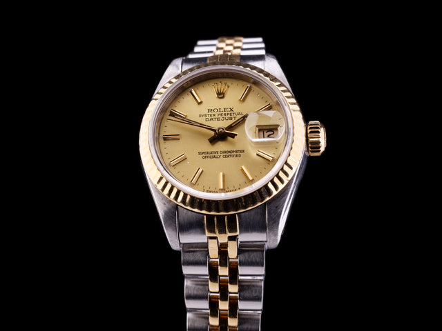 Rolex Datejust Lady 26 Bicolor Papiere 1986