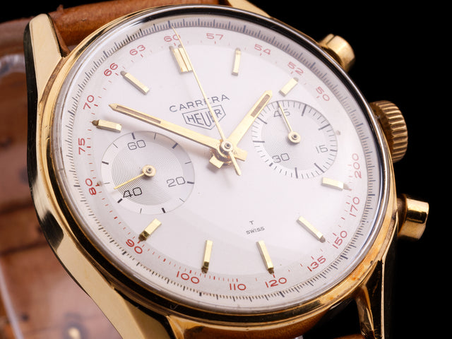 Heuer Carrera Vergoldet 3647 T 1967