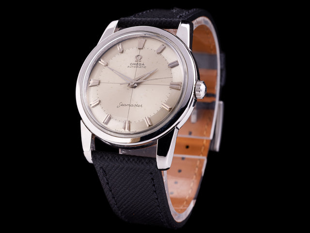 Omega Seamaster Pie Pan Silber 1960s