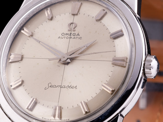Omega Seamaster Pie Pan Silber 1960s