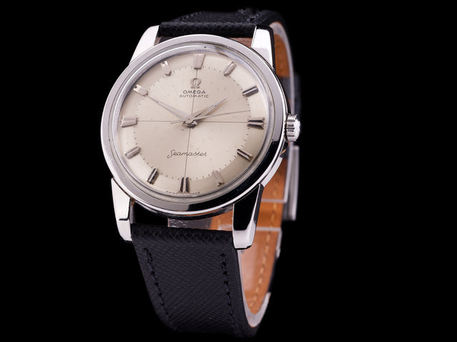 Omega Seamaster Pie Pan Silber 1960s