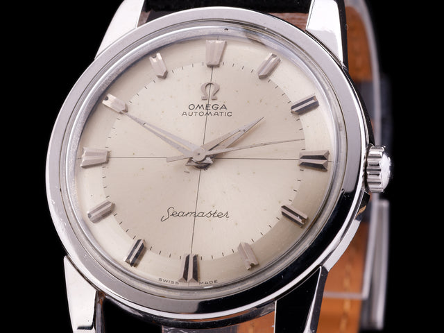 Omega Seamaster Pie Pan Silber 1960s