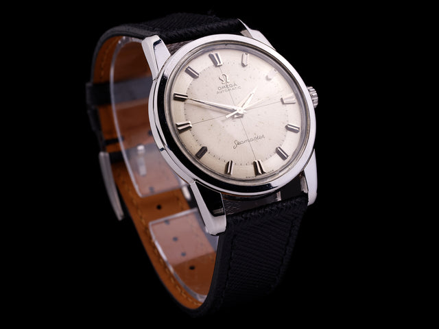 Omega Seamaster Pie Pan Silber 1960s