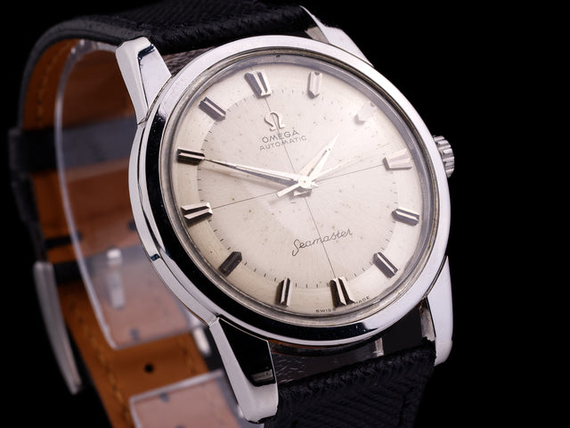 Omega Seamaster Pie Pan Silber 1960s
