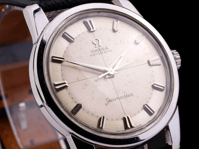 Omega Seamaster Pie Pan Silber 1960s