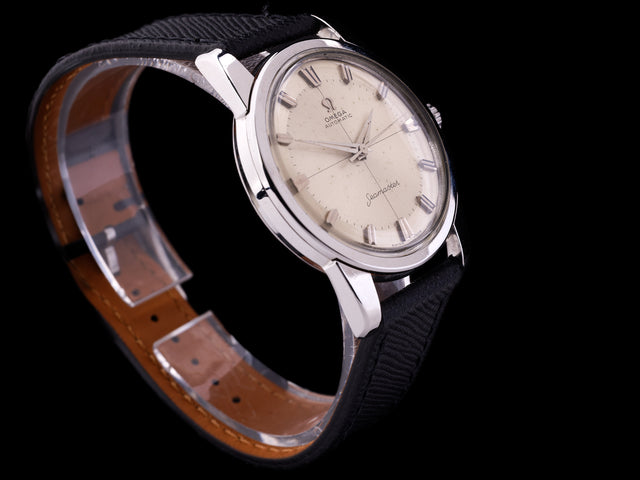 Omega Seamaster Pie Pan Silber 1960s