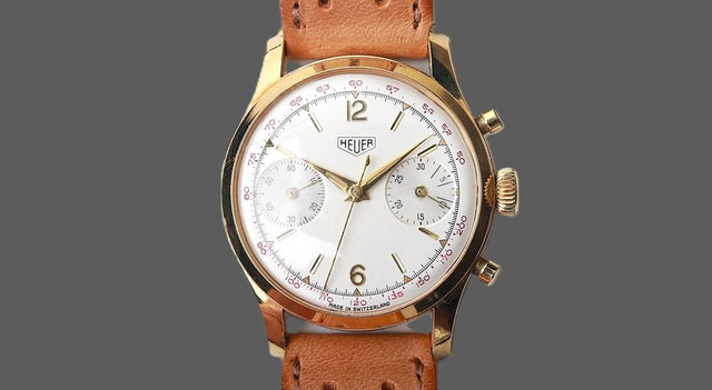Heuer Pre Carrera Vergoldet 405T 1961