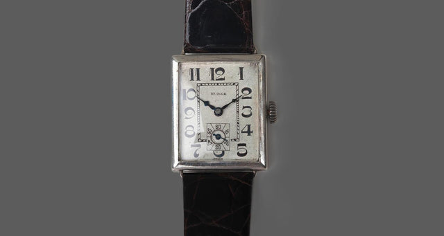 Huber - Tank Art Deco Silber 1940s