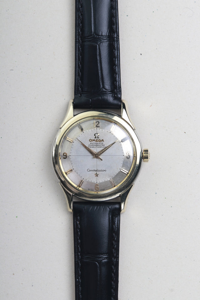 Omega Constellation Chronometer Pie Pan Stahl Gold 1967