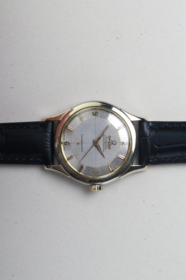 Omega Constellation Chronometer Pie Pan Stahl Gold 1967