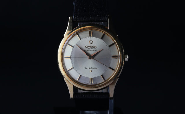 Omega Constellation Timekeeper Pie Pan Gold Complete Set 1961