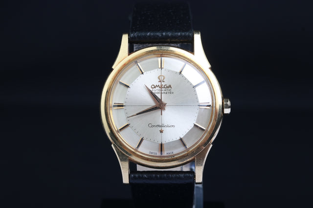 Omega Constellation Timekeeper Pie Pan Gold Complete Set 1961
