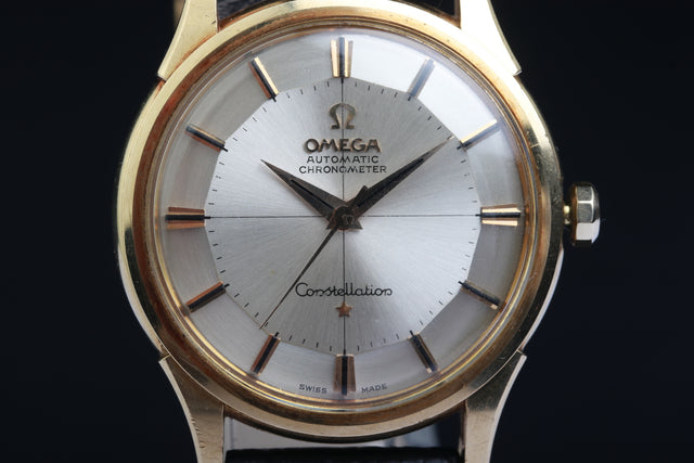 Omega Constellation Timekeeper Pie Pan Gold Complete Set 1961