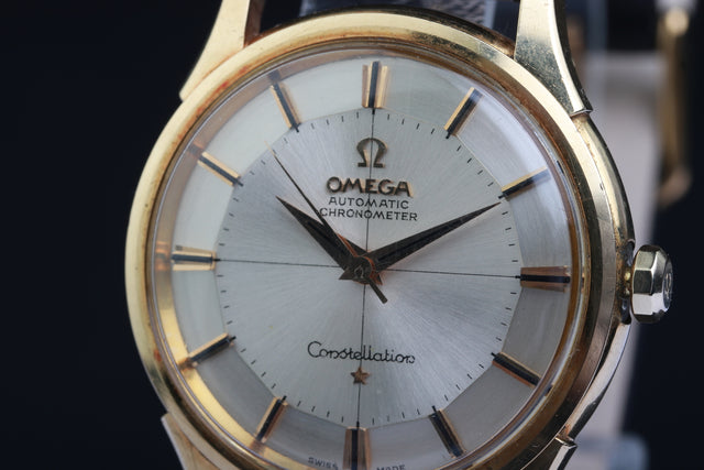 Omega Constellation Timekeeper Pie Pan Gold Complete Set 1961