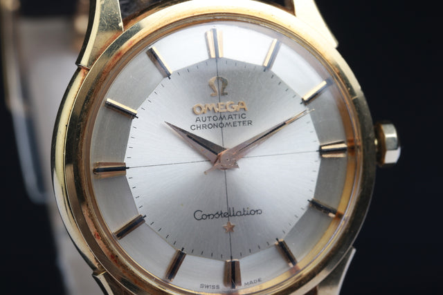 Omega Constellation Timekeeper Pie Pan Gold Complete Set 1961