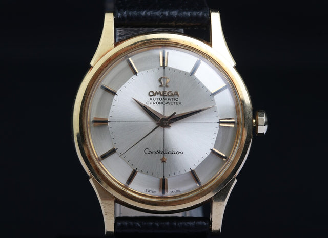 Omega Constellation Timekeeper Pie Pan Gold Complete Set 1961