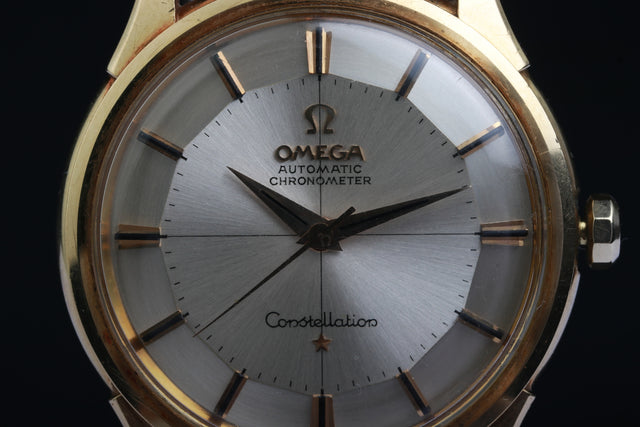 Omega Constellation Timekeeper Pie Pan Gold Complete Set 1961