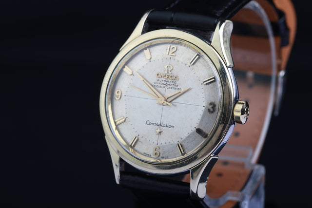 Omega Constellation Chronometer Pie Pan Stahl Gold 1967