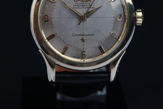 Omega Constellation Chronometer Pie Pan Stahl Gold 1967