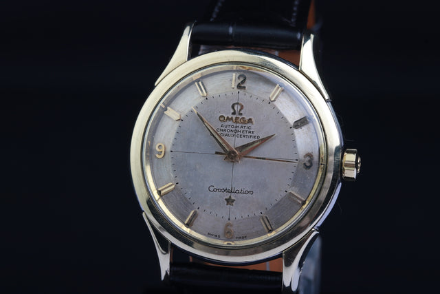 Omega Constellation Chronometer Pie Pan Stahl Gold 1967