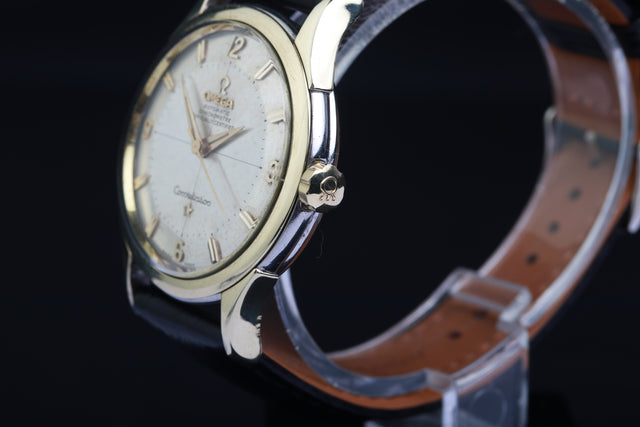 Omega Constellation Chronometer Pie Pan Stahl Gold 1967