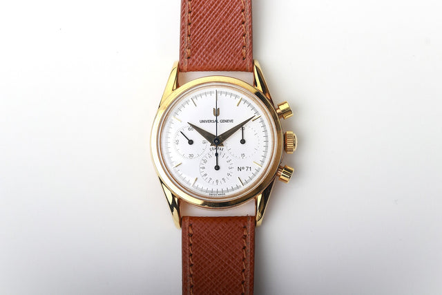 Universal Geneve Compax 18K Gold Fullset 1993