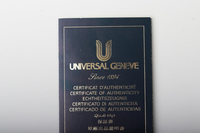Universal Geneve Compax 18K Gold Fullset 1993