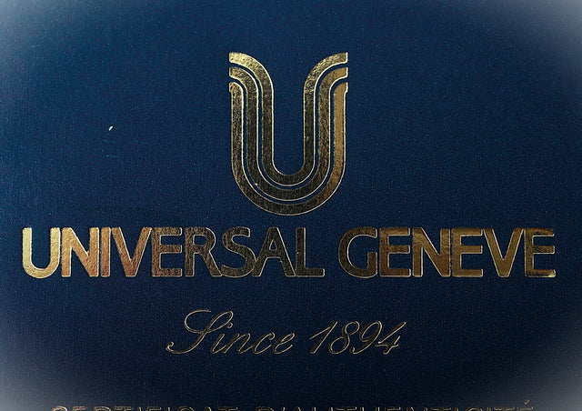 Universal Geneve Compax 18K Gold Fullset 1993