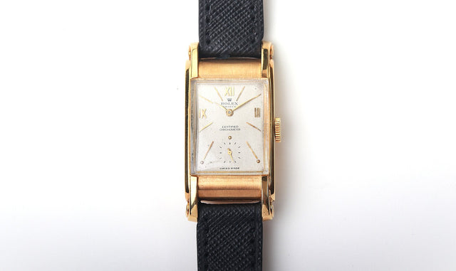 Rolex Prince Chronometer Art Deco 14K Gold 1947