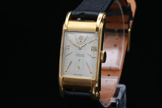 Rolex Prince Chronometer Art Deco 14K Gold 1947