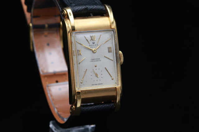 Rolex Prince Chronometer Art Deco 14K Gold 1947