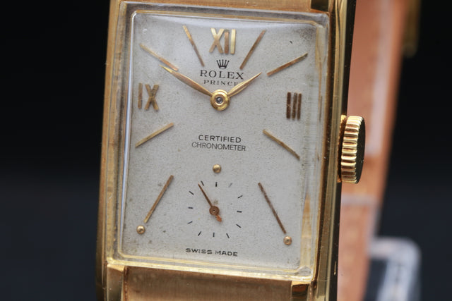 Rolex Prince Chronometer Art Deco 14K Gold 1947