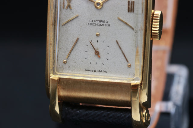 Rolex Prince Chronometer Art Deco 14K Gold 1947
