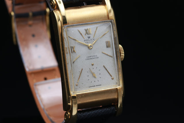 Rolex Prince Chronometer Art Deco 14K Gold 1947