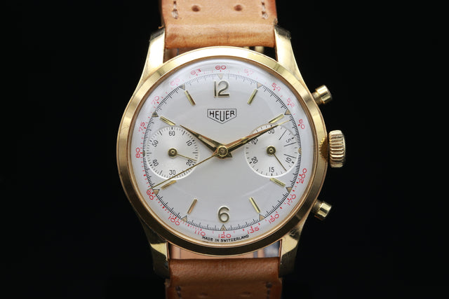 Heuer Pre Carrera Vergoldet 405T 1961