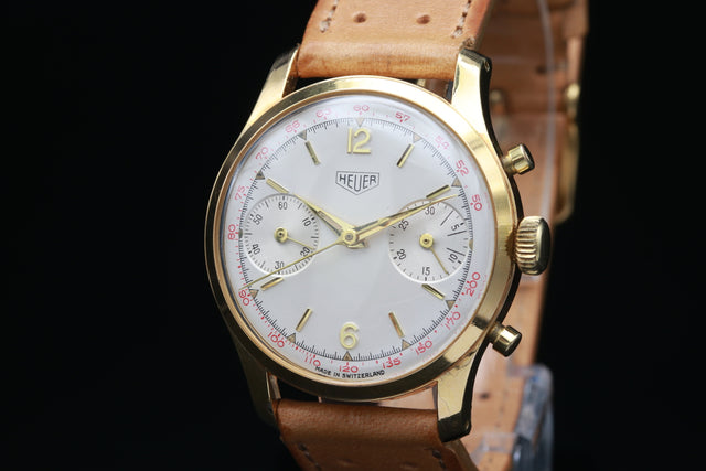 Heuer Pre Carrera Vergoldet 405T 1961