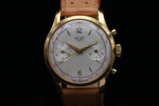 Heuer Pre Carrera Vergoldet 405T 1961