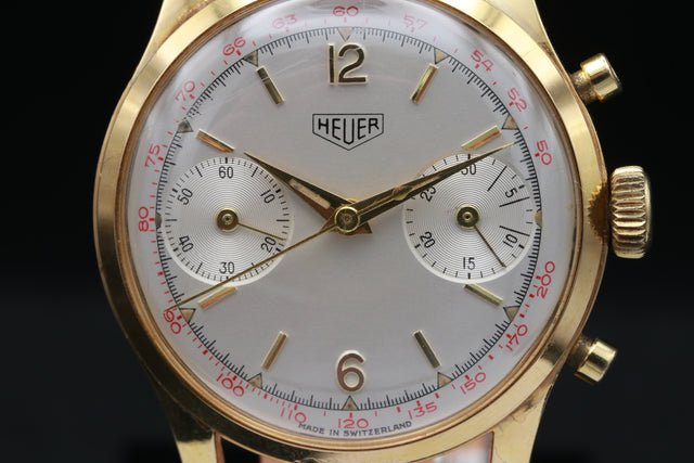 Heuer Pre Carrera Vergoldet 405T 1961