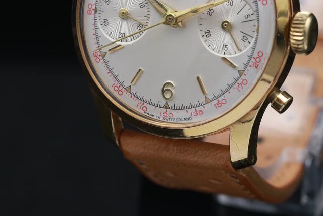 Heuer Pre Carrera Vergoldet 405T 1961