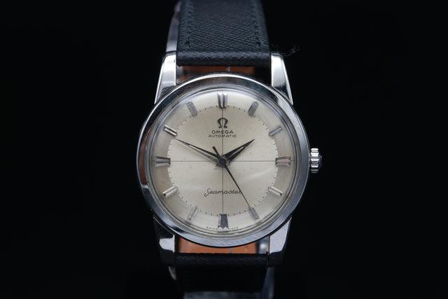 Omega Seamaster Pie Pan Silber 1960s