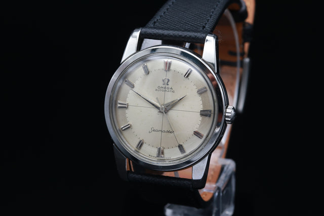 Omega Seamaster Pie Pan Silber 1960s