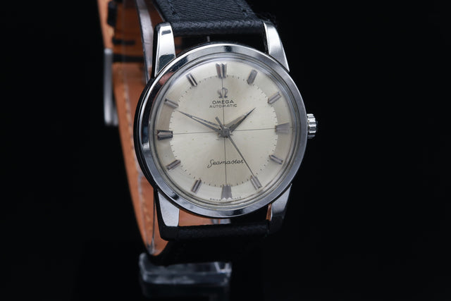 Omega Seamaster Pie Pan Silber 1960s